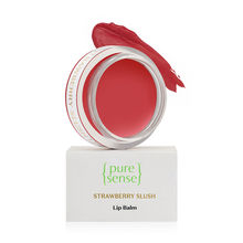 PureSense Strawberry Slush Lip Balm for Dry Lips with Vitamin A&E - Makers of Parachute Advansed