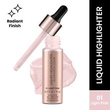 Swiss Beauty Drop and Glow Liquid Highlighter , Shimmer Shine , Dewy Finish - 01 Light Pink