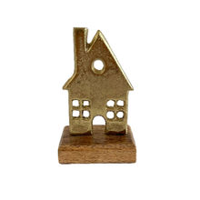 Belleven Gold Rader Church with Wooden Base