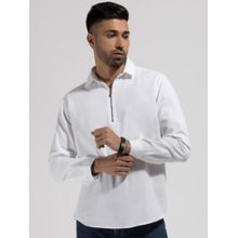 KINGDOM OF WHITE Zip Log - Zipper Shirt Classic Fit