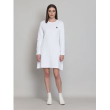 Muvazo Keep It Casual White Dress