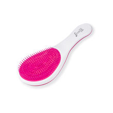 Streak Street Easy Comb Wet And Dry Hair Scalp Massage Detangler Hair Brush - Hisbiscus Pink