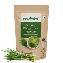 Neuherbs Organic Wheatgrass Powder with Antioxidants for Natural Detox and to Boost Immunity