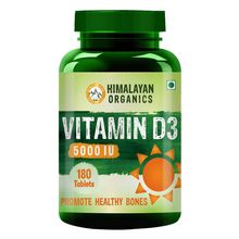 Himalayan Organics Vitamin D3 5000iu - 180 Tablets