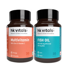 Healthkart Hk Vitals Multivitamin And Fish Oil Combo For Women & Men