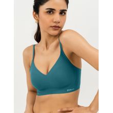 B'There Womens Premium Full Coverage Seamless Minimizer Bra - Green
