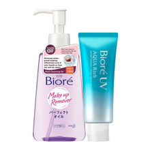 Biore UV Aqua Rich Essence Sunscreen & Makeup Remover Oil Combo