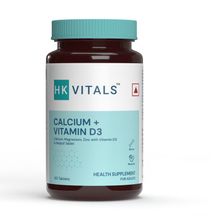 HealthKart HK Vitals Calcium + Vitamin D3 Supplement Tablets