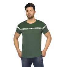 Duke Green Self Design T-Shirt (2XL)