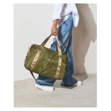 Chumbak Green Printed Duffle Bag with Detachable Strap