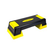 Strauss High Rise Aerobic Stepper Two Height Level Adjustments Yellow