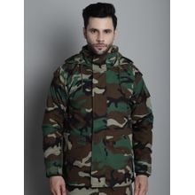 MountMiller Men's Woodland 3 Layer Parkha windproof, water resistant, adjustable hood Cuffs Jacket