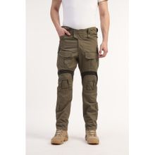 MountMiller Olive Solid Regular Fit Cargo