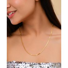 VOJ Gold Plated Designer Box Women Chain