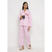 Shopbloom Bride Glitter Long Sleeve Women's Shirt & Pyjama (Set of 2)