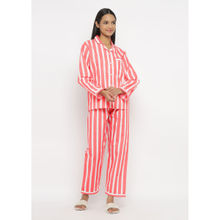 Shopbloom Pink Whisper Long Sleeve Women's Shirt & Pyjama (Set of 2)