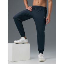 Technosport Techno Lite Men's Blue Solid Relaxed Fit Sports Joggers