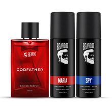 Beardo Godfather Fragrance Combo EDP + Deo For Men Citrus Aromatic Spicy Deodorant Perfume Gift