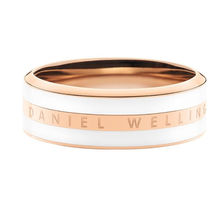 Daniel Wellington Classic Satin White Rose Gold Ring