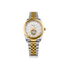 Mathey-Tissot Swiss Made Mathy I Open Heart Automatic White Dial Analog Watch for Men - EF1450ATBI