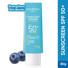 Dot & Key Blueberry Hydrating Barrier Repair Face Sunscreen SPF 50+ PA++++ - 100% No White Cast