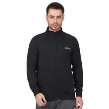 Cantabil Men Solid Charcoal Casual Jacket