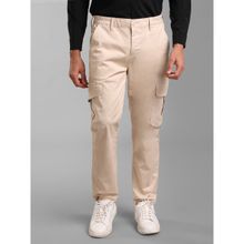 KAZO Slim Fit Cargo Pants Beige