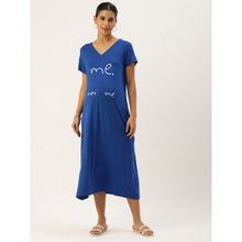 Blush9 Maternity Me - Mini Me Blue Night Maxi Dress