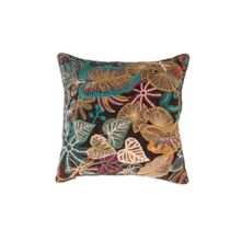 ONSETHOMES Black Avira Jewel Cushion Cover