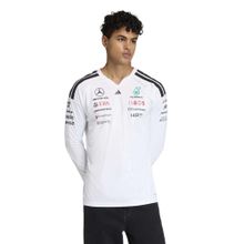 adidas Men White Mercedes - Amg Petronas Formula 1 Team Driver T-shirt