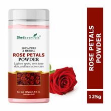 She Essentials Rose Petals Powder For Face Pack & Mask - Men & Women