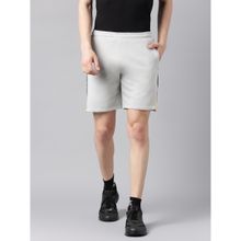 Alcis Mens Steel Grey Soft Touch Slim Fit Athleisure Shorts