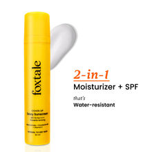 Foxtale Dewy Sunscreen SPF 70 PA++++ With Niacinamide + Provitamin B5 + Vitamin E