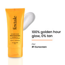Foxtale Glow Sunscreen SPF 50 PA++++ with Vitamin C & Niacinamide for a Dewy Glow