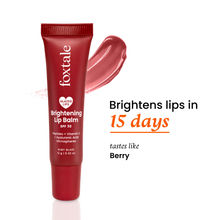Foxtale Brightening Lip Balm With Peptides, Vitamin C & Hyaluronic Acid - Ruby Glaze