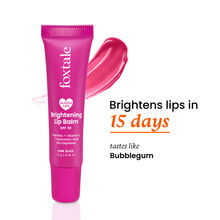Foxtale Brightening Lip Balm With Peptides, Vitamin C & Hyaluronic Acid Bubblegum Pink Glaze