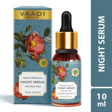 Vaadi Herbals Natural Radiance Night Serum With Aloe Vera 100% Pure Essential Oil