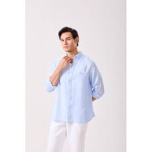 MH&Y Luxe Linen Sky Blue Shirt