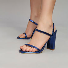 RSVP By Nykaa Fashion Blue Standing Tall Block Heels