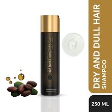 Sebastian Professional Dark Oil Lightweight Shampoo with Jojoba & Argan Oils for Smooth Hair