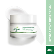 Simple Barrier Repair Restorative Rich Cream With 22% Ceramide Boosters & Cica