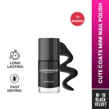 Coloressence Cute Coats Mini Nail Polish - Black Velvet
