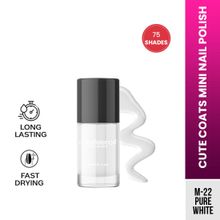 Coloressence Cute Coats Mini Nail Polish - Pure White