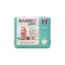 Bambo Nature Tape Diapers with Wetness Indicator Small - 30 Pieces
