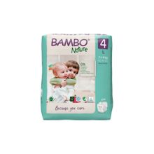 Bambo Nature Tape Diapers with Wetness Indicator Large - 24 Pieces