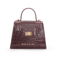San Calpa Kally Mini Maroon Handbags
