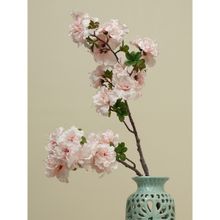 Pure Home + Living Pink Azalea Faux Flower Stem