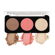 Swiss Beauty Cheek-A-Boo 3 In One Blusher Contour And Highlighter - 2