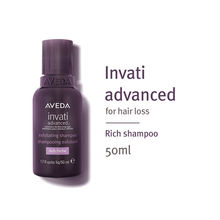 Aveda Invati Hairfall Control Rich Exfoliating & Thickening Shampoo - 53% Hair Loss Reduction