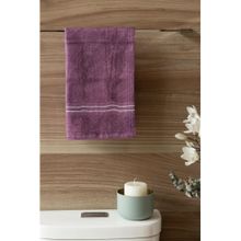 ACKROSS Voyager Collection Cotton Hand Towel 350 GSM Bourdeaux (Pack of 2)